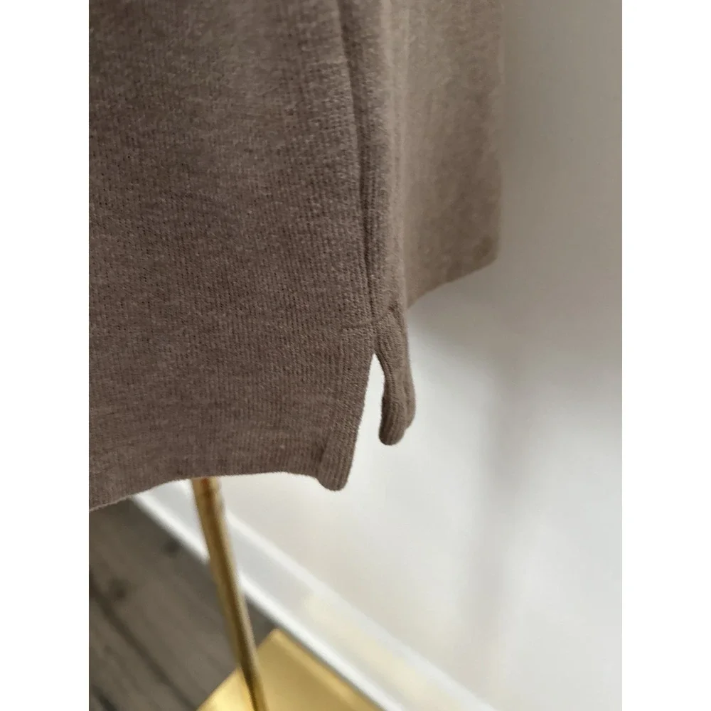 Polo by Ralph Lauren Mens XXL Tan Estate Rib 1/4 Zip Pullover Sweater 2XL